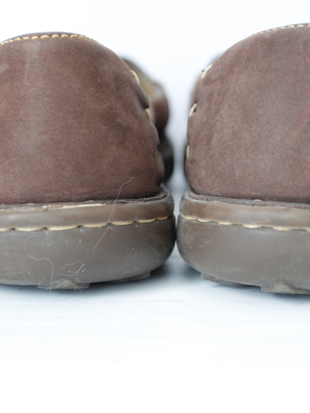 Born Brown Suede Loafer Cork Insole - Picture 7 of 14
